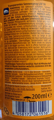 Sundance Transparentes Sonnenspray LSF 50