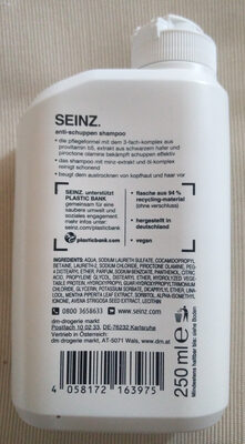 Seinz. shampoo anti-schuppen (minze 3-fach-komplex)