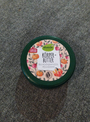 Alverde Körperbutter Bio-Kürbiskernöl & Moosbeere
