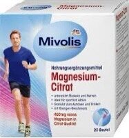 Mirvolis DM Magnesium-Citrat Granulat 20 Beutel