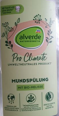 Alverde Mundspülung Mit Bio-Melisse