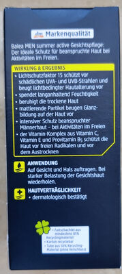 Balea Men Summer Active Gesichtspflege