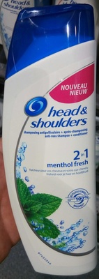 Head & Shoulders Shampooing antipelliculaire + après-shampooing 2 in 1 Menthol Fresh