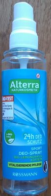 Alterra Sport Deo-Spray Bio-Lemongras, Koffein