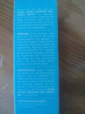 Isana (Rossmann) Hyaluron Serum Hydro Booster