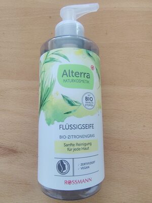 Alterra Organic lemongrass liquid soap