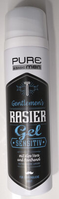 MAXIM Markenprodukte Gentlemen's Rasiergel, sensitiv mit Aloe Vera & Panthenol