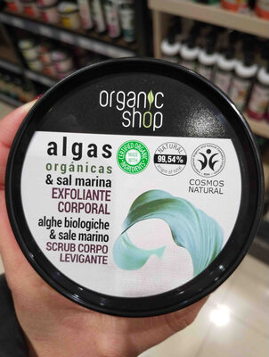 Organic Shop Algas organicas y sal marina exfoliante corporal