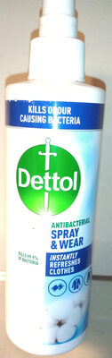 Dettol antibacterial spray & wear