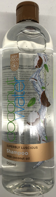 Just Coco Coconut Water Superbly Luscious Shampoo with coconut oil