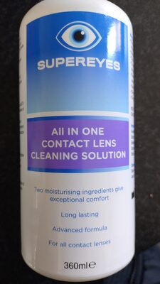 Supereyes Super eyes All in One Contact Lens Cleaning Solution