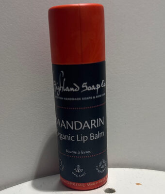 Highland Soap Co. Mandarin Organic Lip Balm