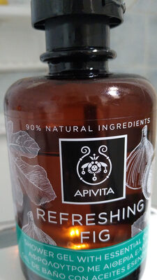 Apivita Shower gel with essential oils- refreshing fig
