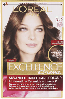 L'Oréal Excellence 5.3 Lys Gyldenbrun