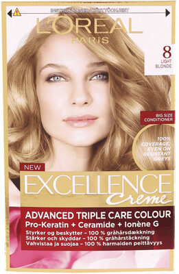 L'Oréal Excellence 8 Lysblond