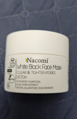 Nacomï White Black Face Mask