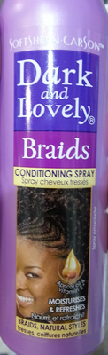 Dark and Lovely Braids conditioning spray