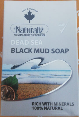 Naturalez Dead Sea Black Mud Soap