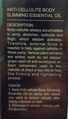 JoyPretty Anti-cellulite Body slimming essential oil