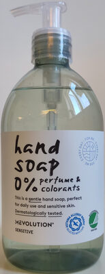 Mevolution Sensitive hand soap 0% perfume & colorants