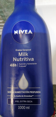 Nivea crema corporal milk nutritiva nivel