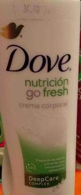 Dove Nutrición go fresh crema corporal