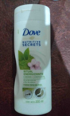 Dove Crema corporal ritual energizante