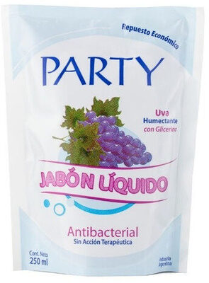 Party Antibacterial liquid soap with glycerin