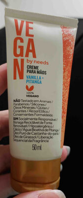 Creme para m�os Vegan by needs