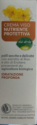Vivi Verde Coop Crema viso nutriente protettiva