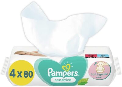 Procter & Gamble Norge AS Våtservietter Sensitive 4 pk, 320 stk
