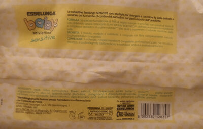 Esselunga baby salviettine sensitive