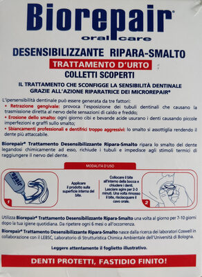 Biorepair Desensibilizzante ripara smalto