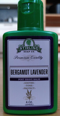 Stirling Soap Co. Bergamot Lavender Post Shave Balm