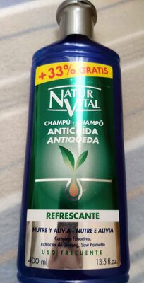 NaturVital Champú anticaída Refrescante