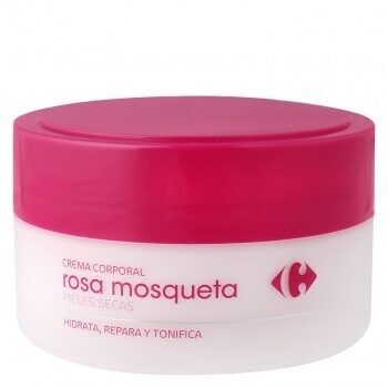 Carrefour Crema corporal rosa mosqueta pieles secas