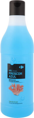 Carrefour Gel de baño frescor azul