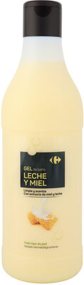 Carrefour Gel de baño leche y miel