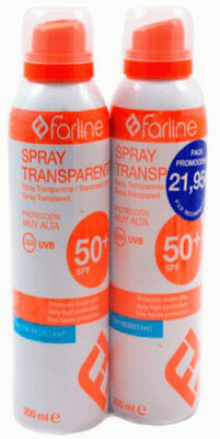 Farline Spray transparente spf 50