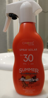 Crowe Sun Care Spray protección solar FPS 30