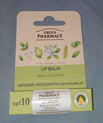Green Pharmacy Lip balm aloe and lime