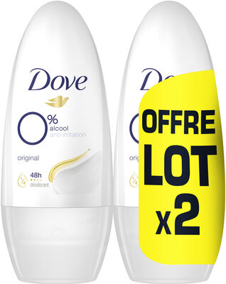 Dove zero original 2x50ml