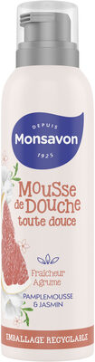 Monsavon Gel Douche Mousse Fraîcheur Agrume Pamplemousse & Jasmin