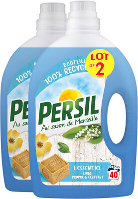 Persil Lessive Liquide l'Essentiel 40 Lavages Lot de 2