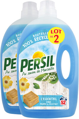 Persil Lessive Liquide l'Essentiel 52 Lavages Lot de 2