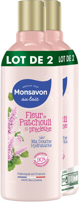 Monsavon Au Lait Gel Douche Fleur De Patchouli Lot de 2
