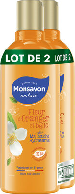 Monsavon Gel Douche Fleur D'oranger Si Belle Lot de 2