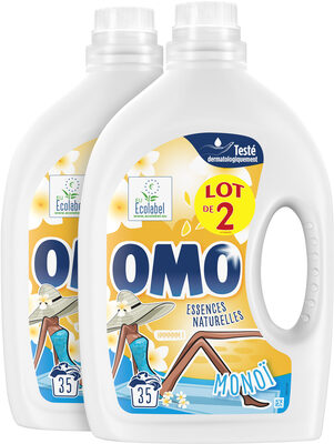 Omo Lessive Liquide Monoï Lot 2x1. - 70 Lavages