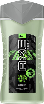 Axe Gel Douche Homme 3en1 Origines Cactus & Bois de Santal