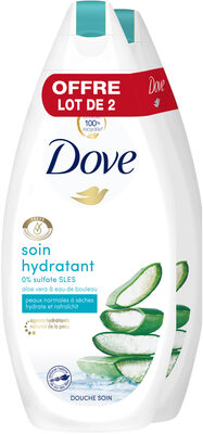 Dove Gel Douche Soin Hydratant Lot 2 x